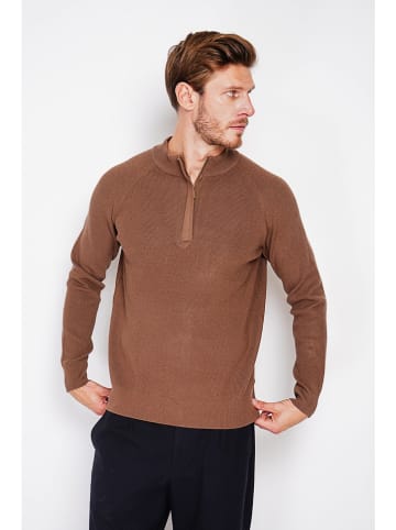 William de Faye Sweter w kolorze brązowym