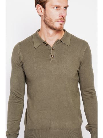 William de Faye Sweter w kolorze khaki