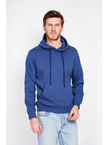 William de Faye Hoodie in Blau