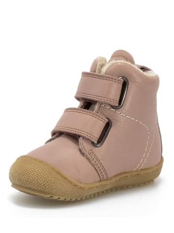 Naturino Leren winterboots oudroze