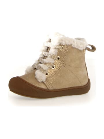 Naturino Leder-Boots "Bebay" in Beige