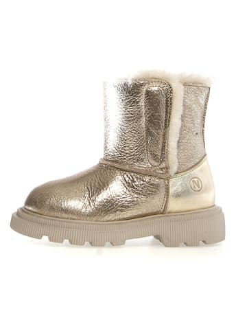Naturino Leren winterboots "Anathea" goudkleurig