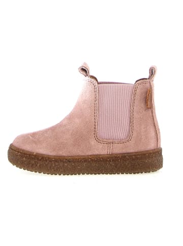 Naturino Skórzane sztyblety "Figus" w kolorze jasnoróżowym