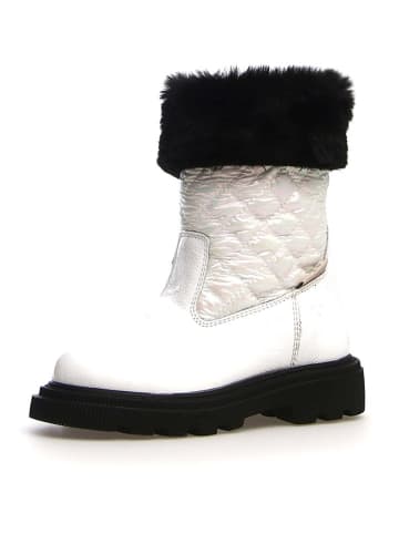 Naturino Winterstiefel "Sylty" in Weiß/ Schwarz