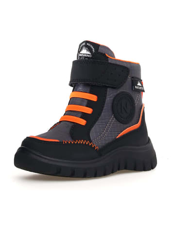Naturino Winterboots "Drezz" in Schwarz/ Grau/ Orange