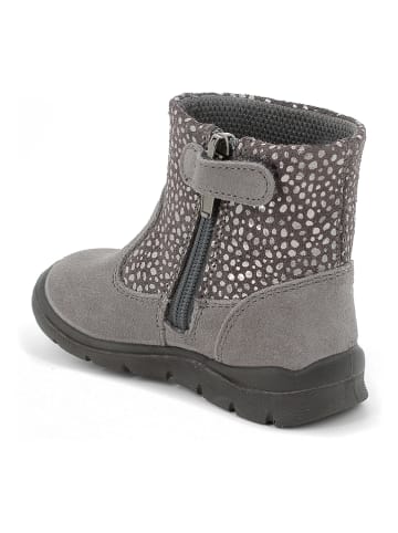 Primigi Skórzane botki w kolorze szarym