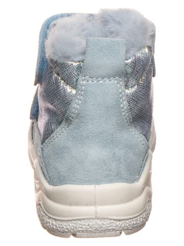 Primigi Skórzane botki w kolorze błękitnym