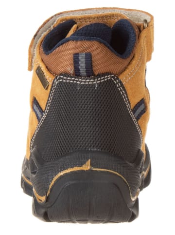 Primigi Leder-Boots in Schwarz/ Gelb