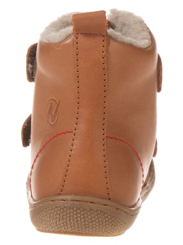 Naturino Leder-Boots in Hellbraun