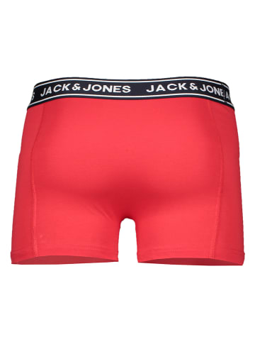 Jack & Jones Bokserki (3 pary) w kolorze czarnym, czerwonym i antracytowym