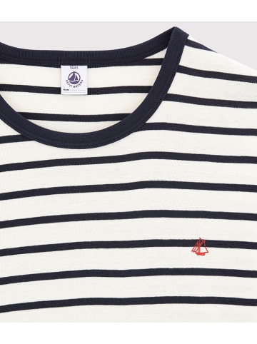 PETIT BATEAU Pyjama donkerblauw/wit