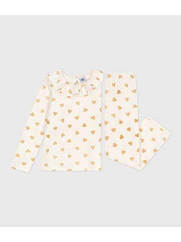 PETIT BATEAU Piżama w kolorze beżowym