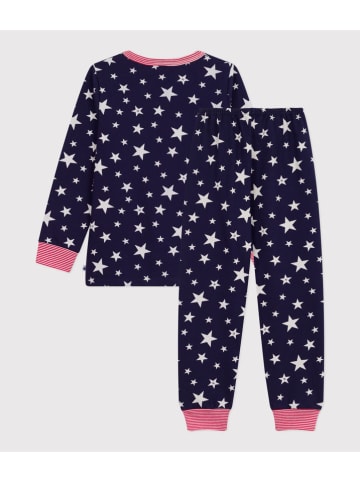 PETIT BATEAU Piżama w kolorze granatowym