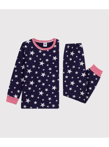 PETIT BATEAU Piżama w kolorze granatowym