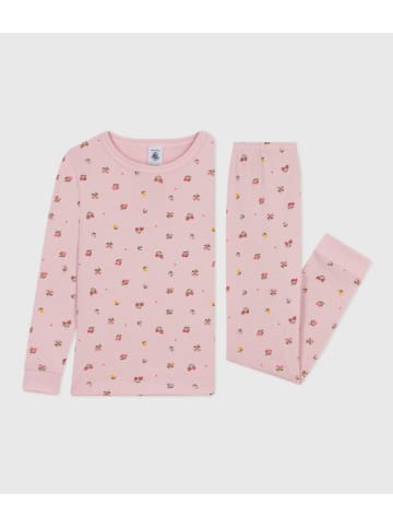 PETIT BATEAU Piżama w kolorze jasnoróżowym