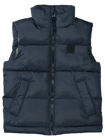 Marc O'Polo Junior Kamizelka pikowana w kolorze granatowym