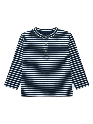 Marc O'Polo Junior Koszulka w kolorze granatowo-białym