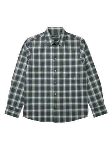 Marc O'Polo Junior Hemd in Grau/ Weiß/ Khaki