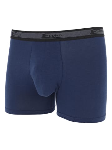 COTONELLA 2er-Set: Boxershorts in Dunkelblau