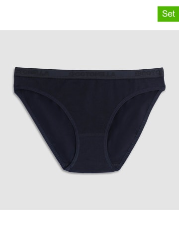 COTONELLA 2-delige set: slips zwart