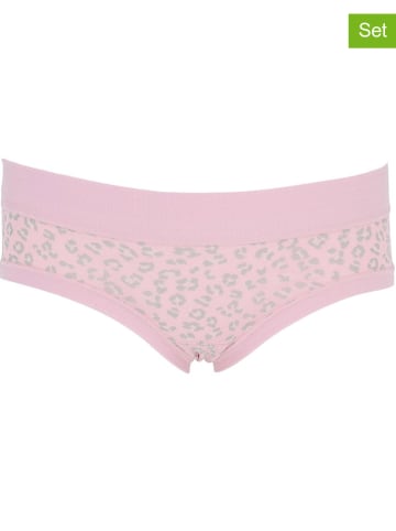 COTONELLA 3er-Set: Panty in Rosa/ Grau/ Weiß