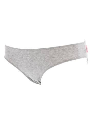 COTONELLA 2er-Set: Pantys in Grau/ Rosa