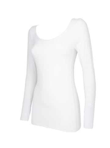 COTONELLA Longsleeve in Weiß