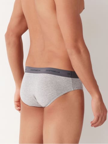 COTONELLA 2er-Set: Slips in Hellgrau