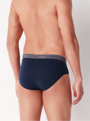 COTONELLA 2-delige set: slips donkerblauw