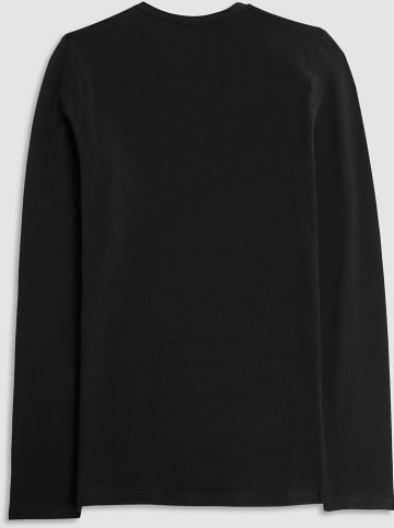COTONELLA Longsleeve in Schwarz