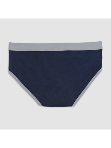 COTONELLA 2-delige set: slips donkerblauw/grijs