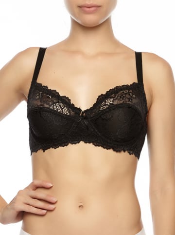 COTONELLA Biustonosz w kolorze czarnym