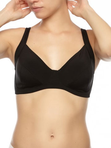 COTONELLA Schalen-BH in Schwarz