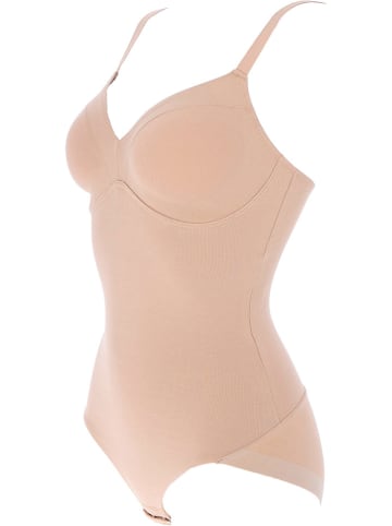COTONELLA Body modelujące w kolorze beżowym