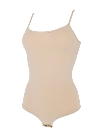 COTONELLA Body w kolorze beżowym
