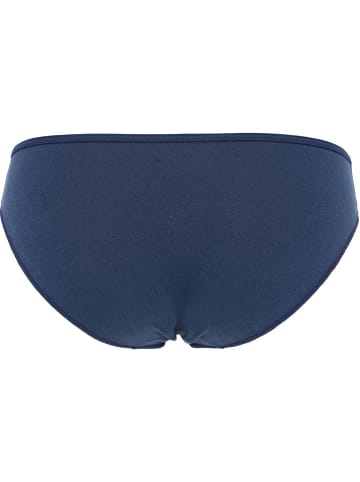 COTONELLA 2er-Set: Slips in Dunkelblau/ Grau