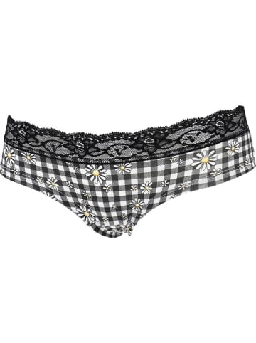 COTONELLA 2er-Set: Slips in Weiß/ Schwarz