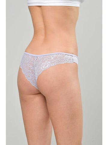 COTONELLA 2er-Set: Slips in Hellblau/ Lila