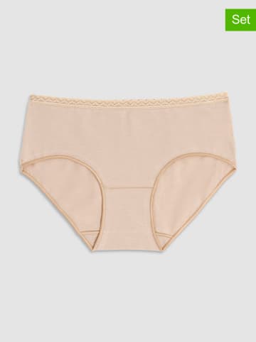 COTONELLA 3er-Set: Pantys in Beige