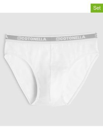 COTONELLA 2er-Set: Slips in Weiß