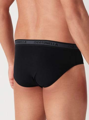 COTONELLA 2er-Set: Slips in Schwarz