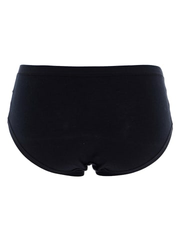 COTONELLA 6er-Set: Slips in Schwarz