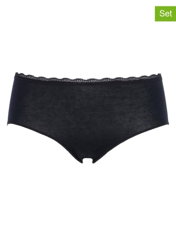 COTONELLA 3er-Set: Pantys in Schwarz