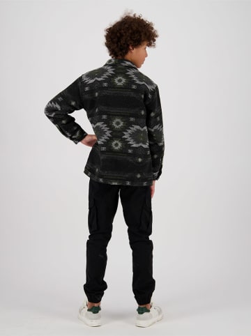 Vingino Kardigan "Lefso" w kolorze zielono-czarnym