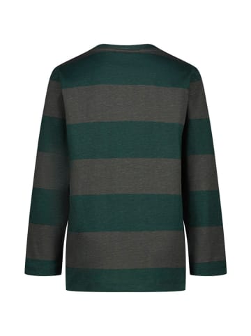 Vingino Koszulka "300" w kolorze zielono-antracytowym