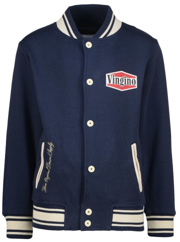 Vingino Sweatvest donkerblauw/crème