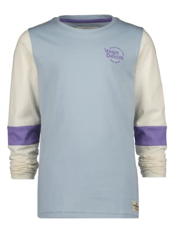 Vingino Longsleeve "Jakki" in Hellblau/ Creme