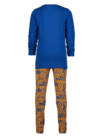 Vingino Pyjama blauw/lichtbruin