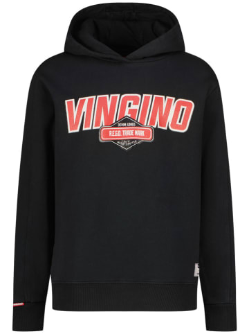 Vingino Hoodie in Schwarz/ Rot