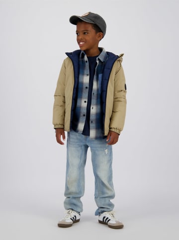 Vingino Wendejacke "Tiffon" in Dunkelblau/ Beige